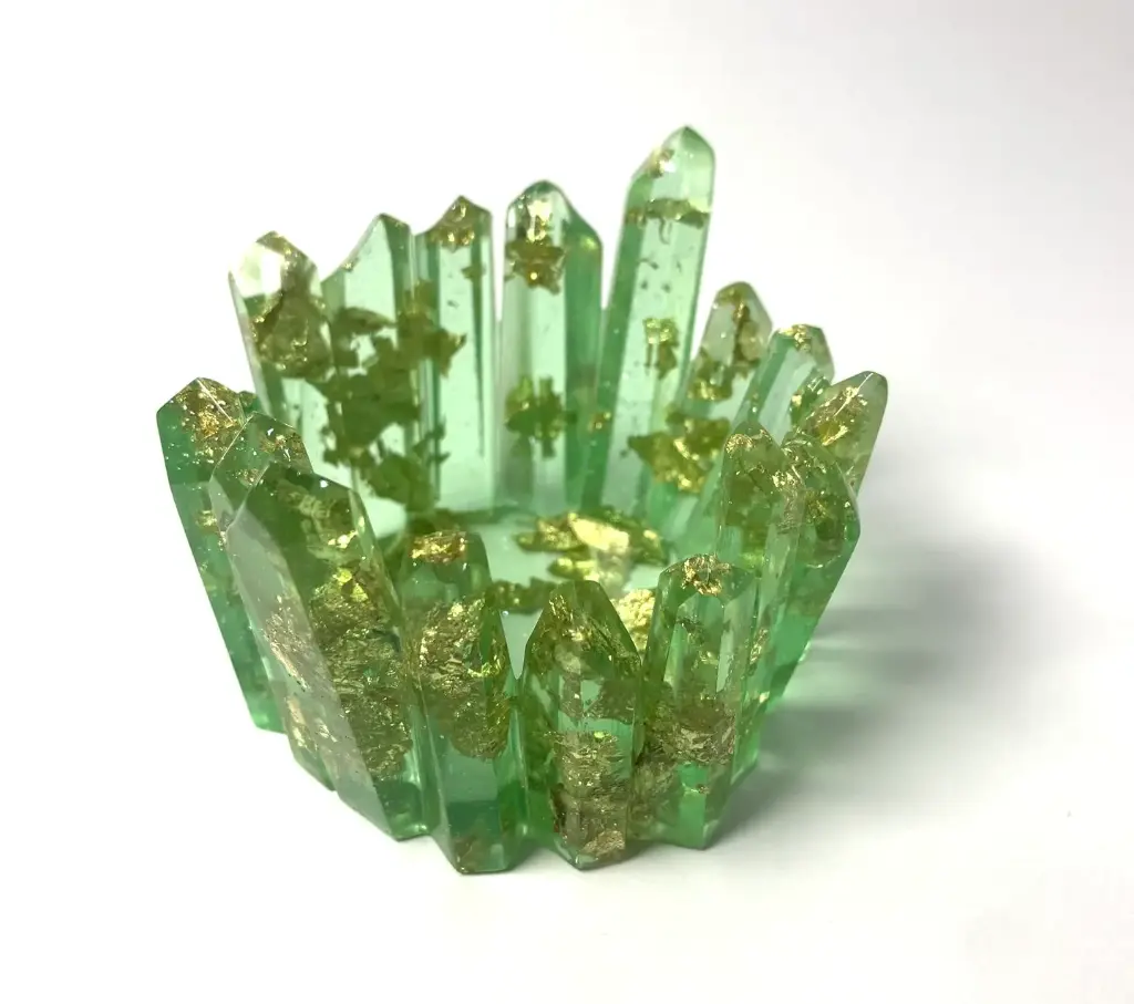 Bougeoir Crystal - Light Green